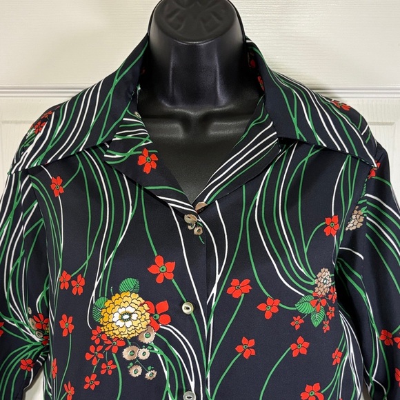 Vintage 70’s Montgomery Ward Women’s Blouse (see pics for measurements) S/M? - Picture 2 of 10